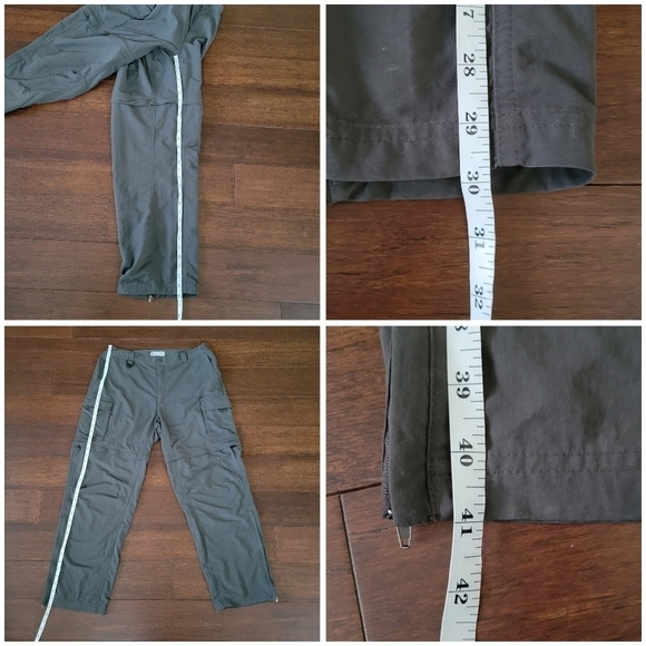 Columbia Omni-Dry GRT Convertible Outdoor Cargo Pants Men's Size L Gray EM8166 - Picture 11 of 12